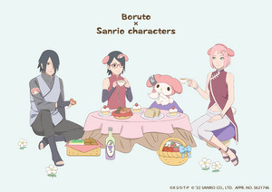  uchiha family x Sanrio characters
