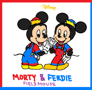  Disney's Morty and Ferdie Fieldmouse (Mickey's Nephews)