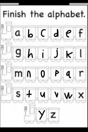  Fïll In The Letters Free Prïntable Worksheets