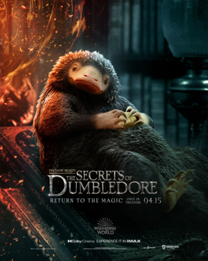  Fantastic Beasts: The Secrets of Dumbledore Poster - Teddy, the Niffler