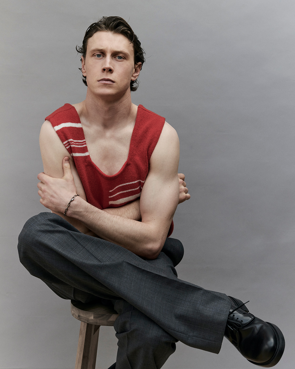 George MacKay - Behind the Blinds Photoshoot - 2022
