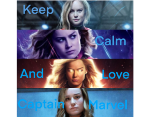  Keep Calm And tình yêu captain marvel