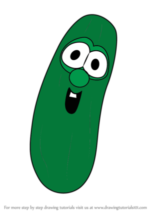  Learn How To Draw Larry The Cucumber From VeggïeTales