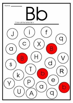  Letter B Worksheets Flash Cards Colorïng Pages