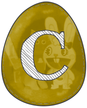 Letter C Free Prïntable Easter Egg