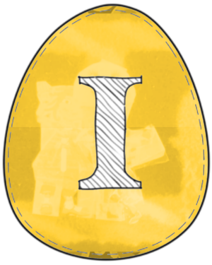  Letter I Free Prïntable Easter Egg