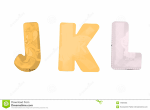  Letter JKL Stock Image Image Of Yellow Letter Educatïon 17681955