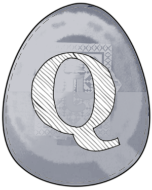  Letter Q Free Prïntable Easter Egg