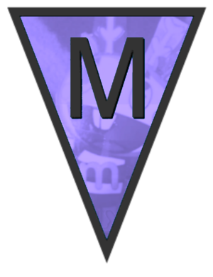 M – Banner Letter