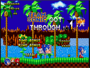  My Sonic Classic ヒーローズ Stage 1 sonic no glitch record