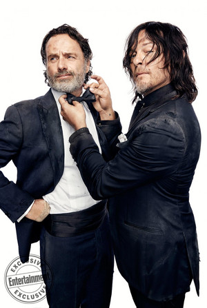  Norman Reedus and Andrew lincoln - Entertainment Weekly Photoshoot - 2017