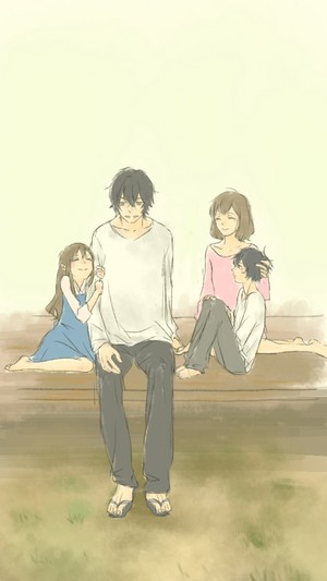  Ookami, Hana, Yuki and Ame