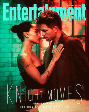  Robert Pattinson and Zoë Kravitz for EW (Digital Cover)