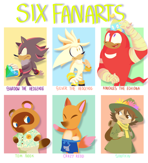  Six fanarts