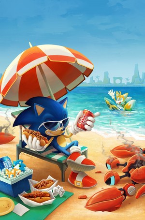  Sonic and tails🏖