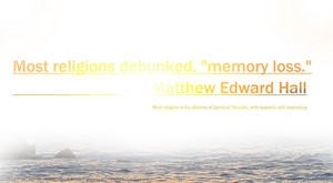 Spiritual Quote - Matthew Edward Hall