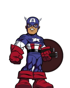  Super Hero Squad Captain America