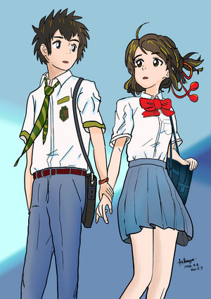  Taki and Mitsuha