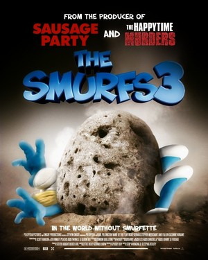  The Smurfs 3!!! (Movie Poster With " Disaster Movie 2008")