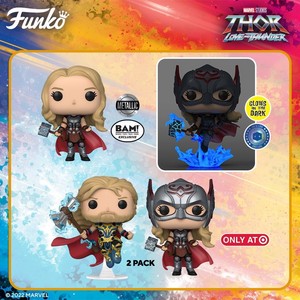  Thor: 사랑 and Thunder | Funko Pops