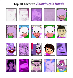  oben, nach oben 20 Favorïte Purple Heads Meme