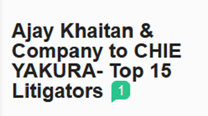 Top Litigators List - Ajay Khaitan To Andi Kadir