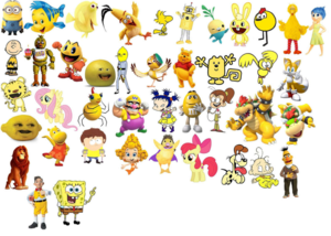  Yellow Characters por GreenTeen80 On DevïantArt