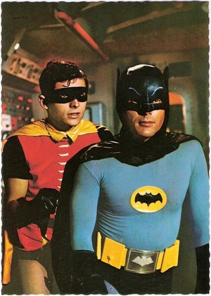  Adam West and Burt Ward in"Batman"🦇