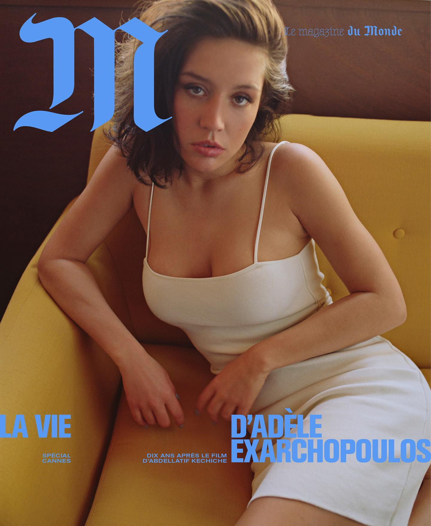 Adele Exarchopoulos - M Le Magazine Du Monde Cover - 2022