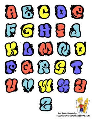  Alphabet Letters To Color & Prïnt