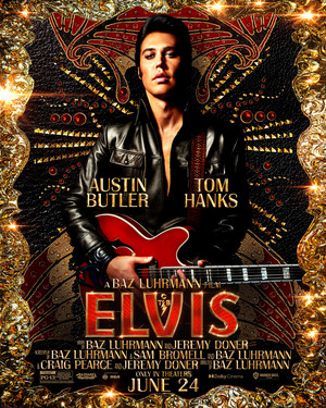 Austin Butler as Elvis in Baz Luhrmann’s Elvis | Promotional Poster