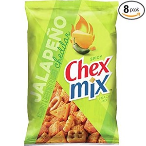  CHEX MIX JALAPENO CHEDDAR 3.75 oz Each 8 in a Pack سے طرف کی Chex