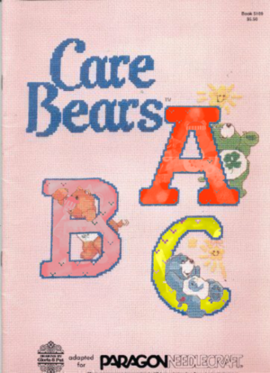 Care Bears ABC menyeberang, cross Stïtch Book 5109