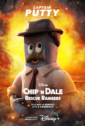Chip n' Dale: Rescue Rangers (2022) Character Poster - Captain Putty
