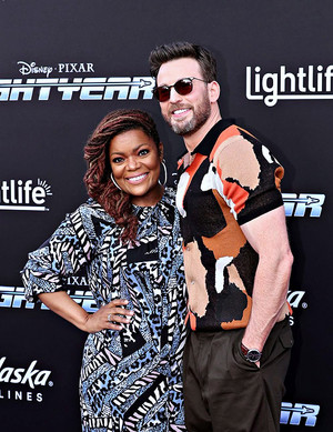 Chris Evans and Yvette Nicole Brown attend Disney And Pixar’s “Lightyear” Premiere | June 8