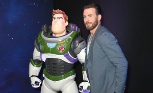 Chris Evans with Buzz Lightyear | Lightyear UK Premiere | June 13, 2022