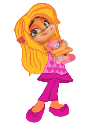  Coco Bandicoot Valentine puso balat Outfit.