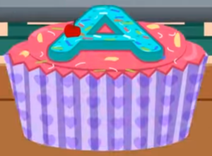  cupcake, kek cawan A