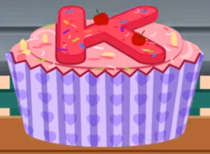  cupcake, kek cawan K