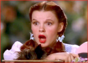 Dorothy and Toto from "The Wizard of Oz" Movie