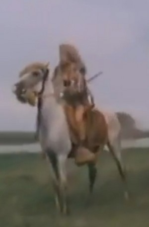 Dyala riding an Horse