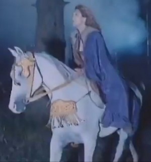  Dyala riding an Horse