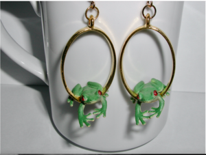  Fun Frog Earrings