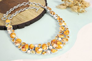  Gemstone Mookaite halsketting, ketting Jewelry For Woman With Latest Design