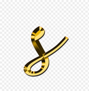  dhahabu letter s, Small Letter S, alphabet png
