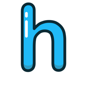  H, letter, lowercase ikoni