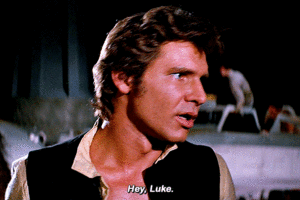  Han | May the force be with anda | bintang Wars: A New Hope | 1977