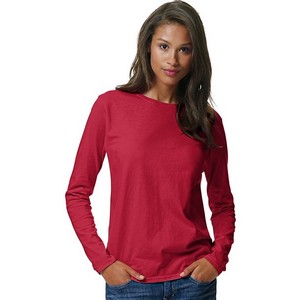  Hanes Women's manica lunga T-Shirt, Deep Red - 2XL