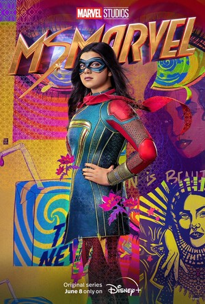  Iman Vellani as Kamala Khan / Ms. Marvel | Ms Marvel | Character Poster
