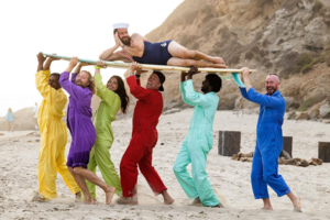  Jackass 4.5 - pelangi, rainbow Jumpsuit Photoshoot